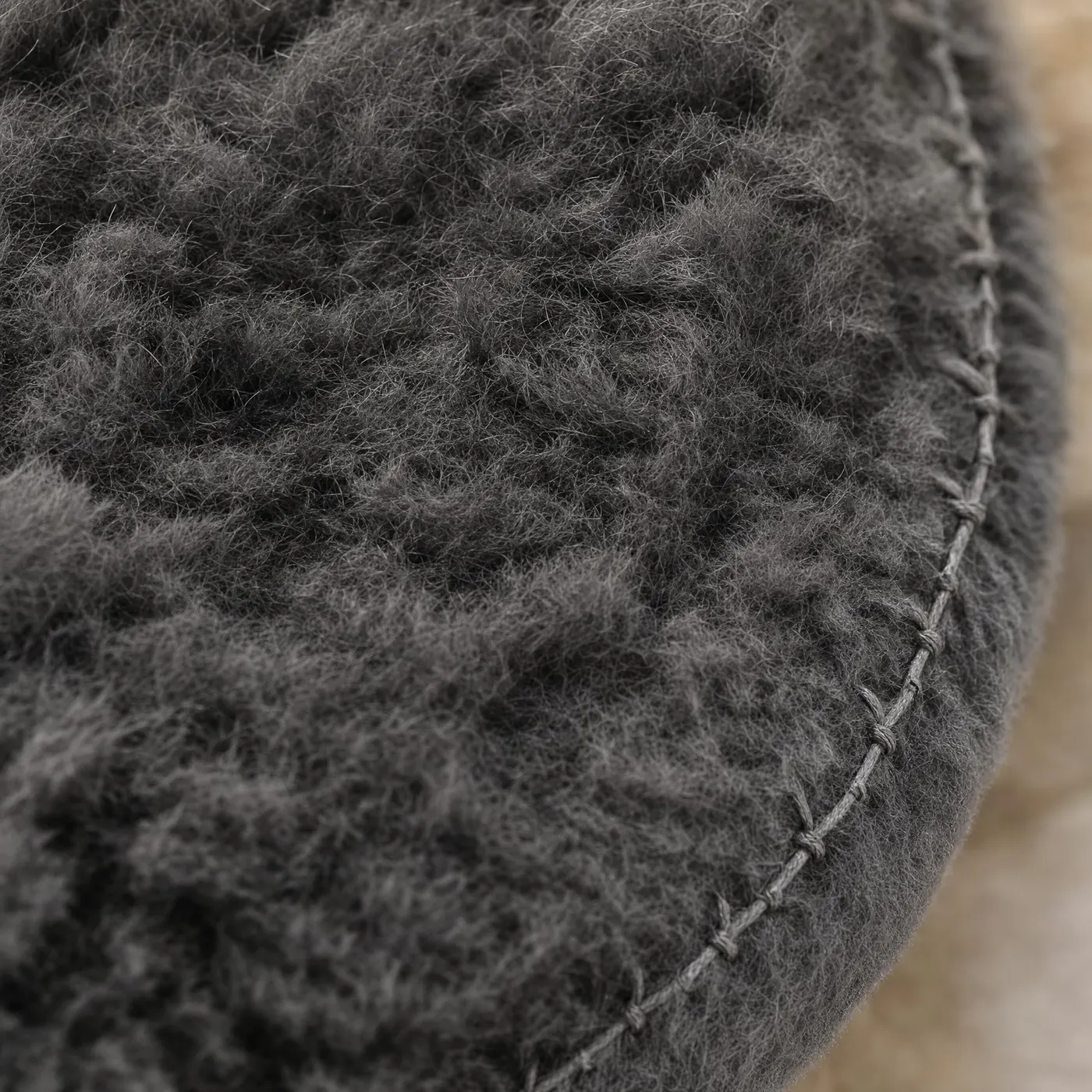 Women's Genuine Sheepskin Insoles Warm Gray-9, photograph 6 of 7